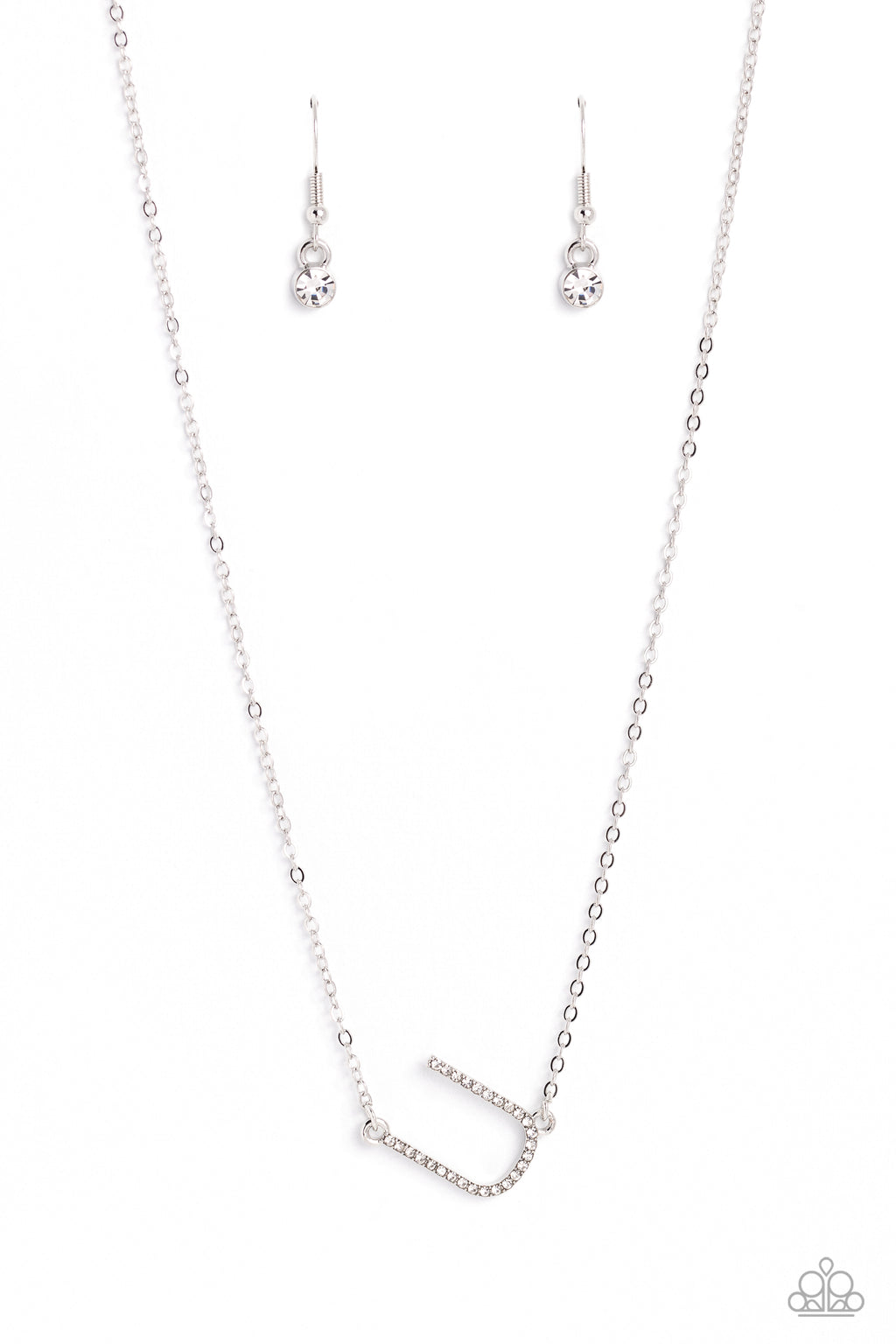 five-dollar-jewelry-initially-yours-u-white-paparazzi-accessories