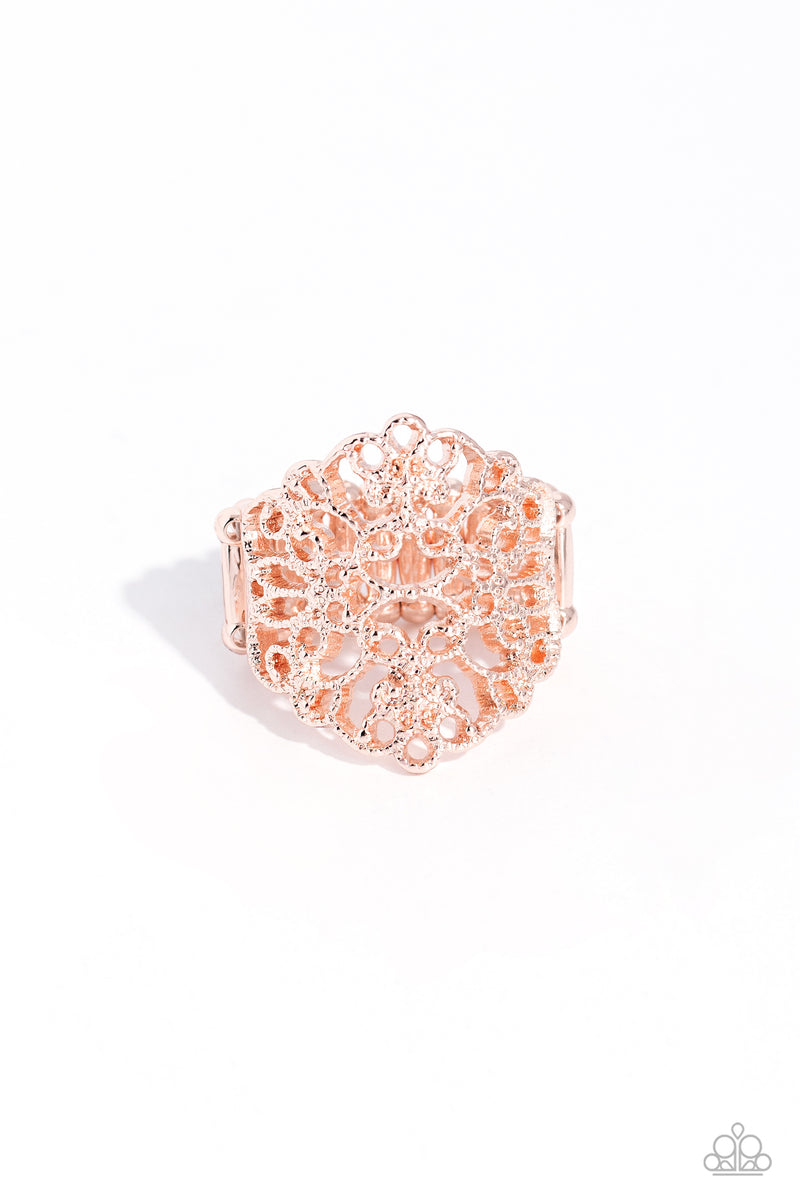five-dollar-jewelry-glistening-gentry-rose-gold-paparazzi-accessories