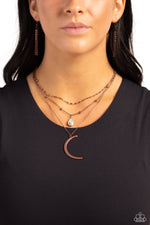 Lunar Landslide - Copper Necklace - Paparazzi Accessories