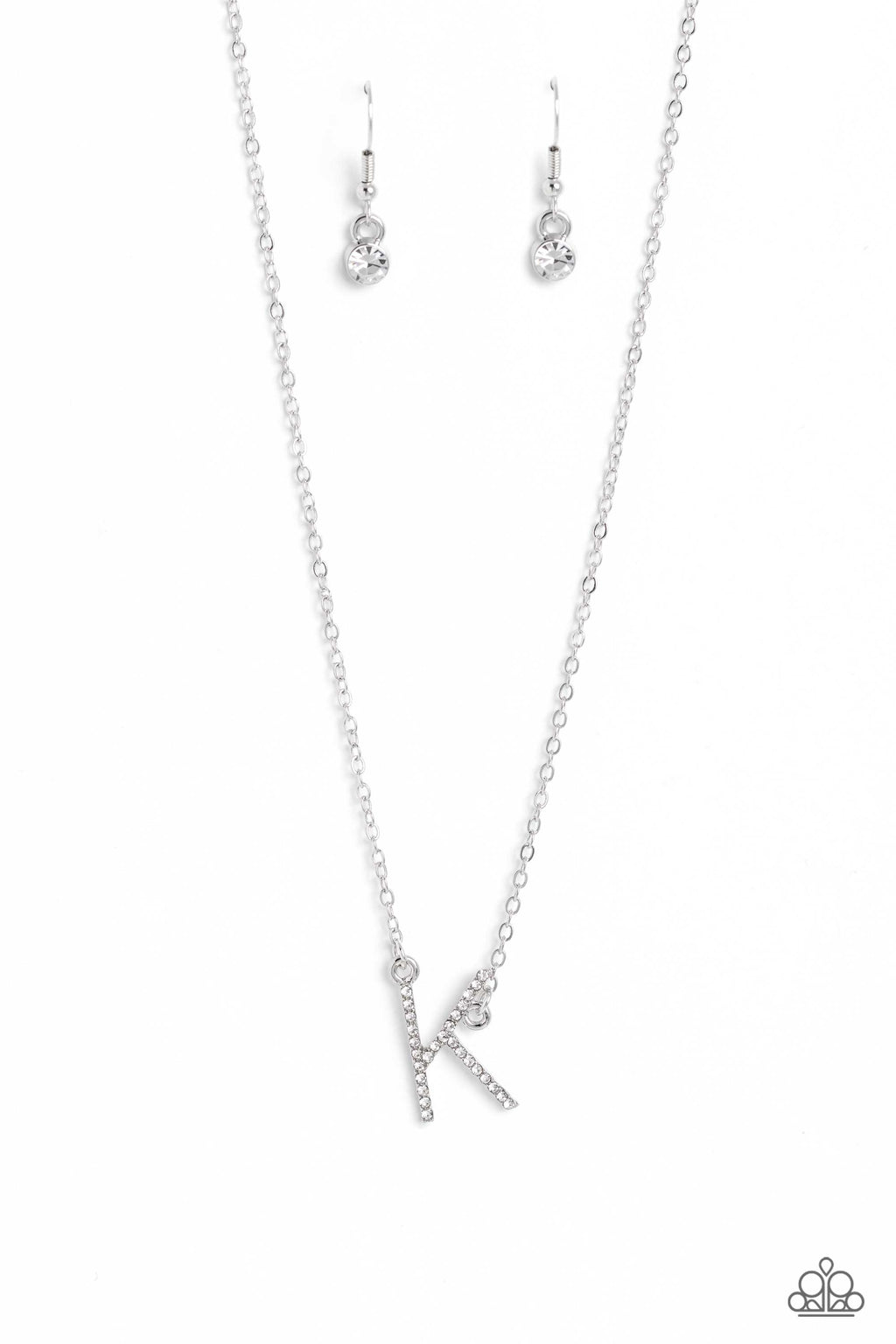 five-dollar-jewelry-initially-yours-k-white-paparazzi-accessories