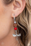 Take BEAD - Red Earrings - Paparazzi Accessories
