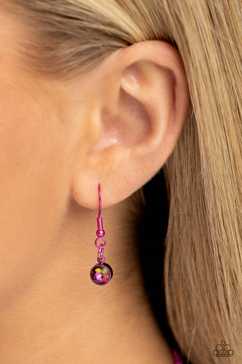 Combustible Command - Pink Necklace - Paparazzi Accessories