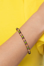 GLASS is in Session - Purple Bracelet - Paparazzi Accessories