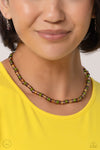 Colorfully GLASSY - Purple Necklace - Paparazzi Accessories