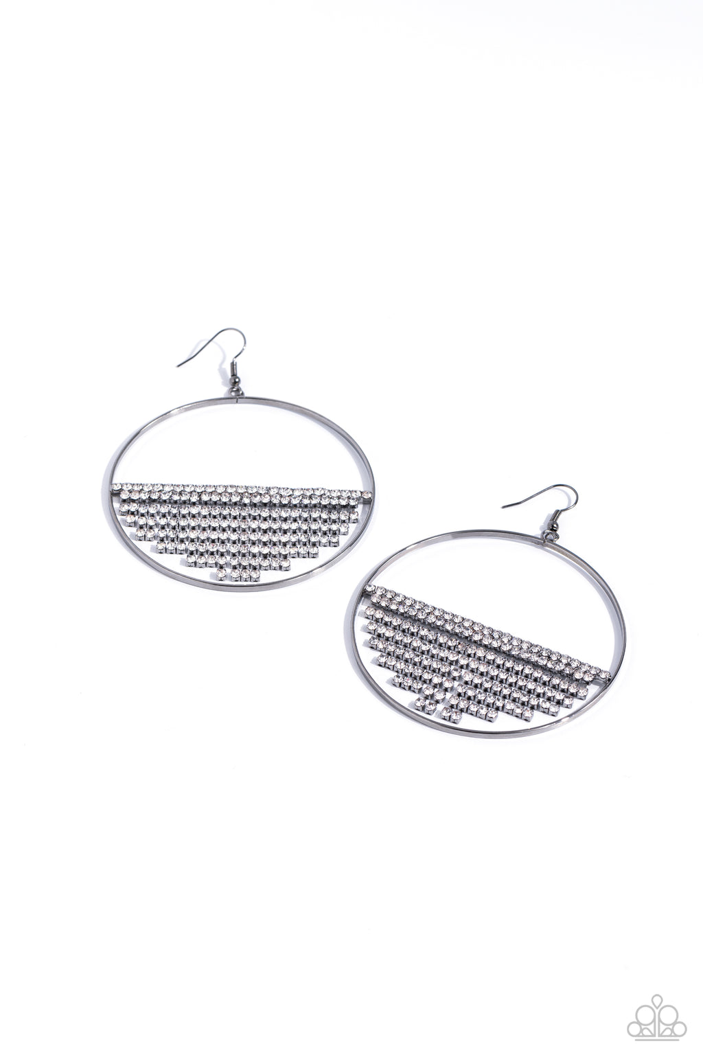five-dollar-jewelry-fierce-fringe-black-earrings-paparazzi-accessories