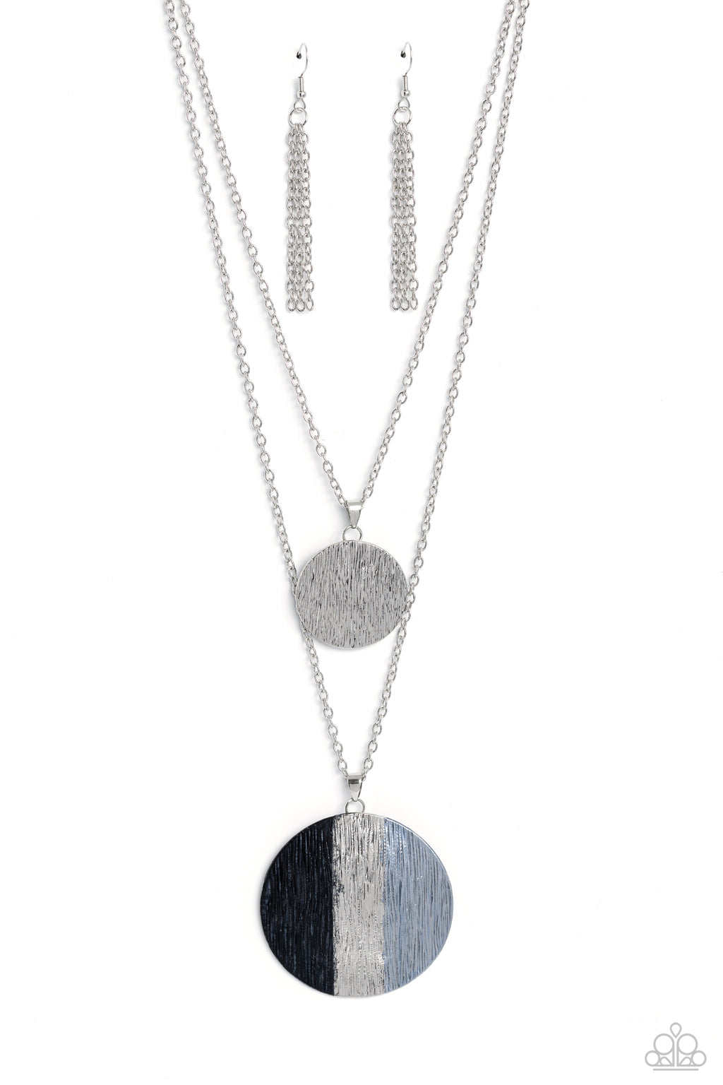 five-dollar-jewelry-striped-style-silver-necklace-paparazzi-accessories
