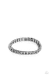 five-dollar-jewelry-fortune-favors-the-fierce-silver-mens bracelet-paparazzi-accessories