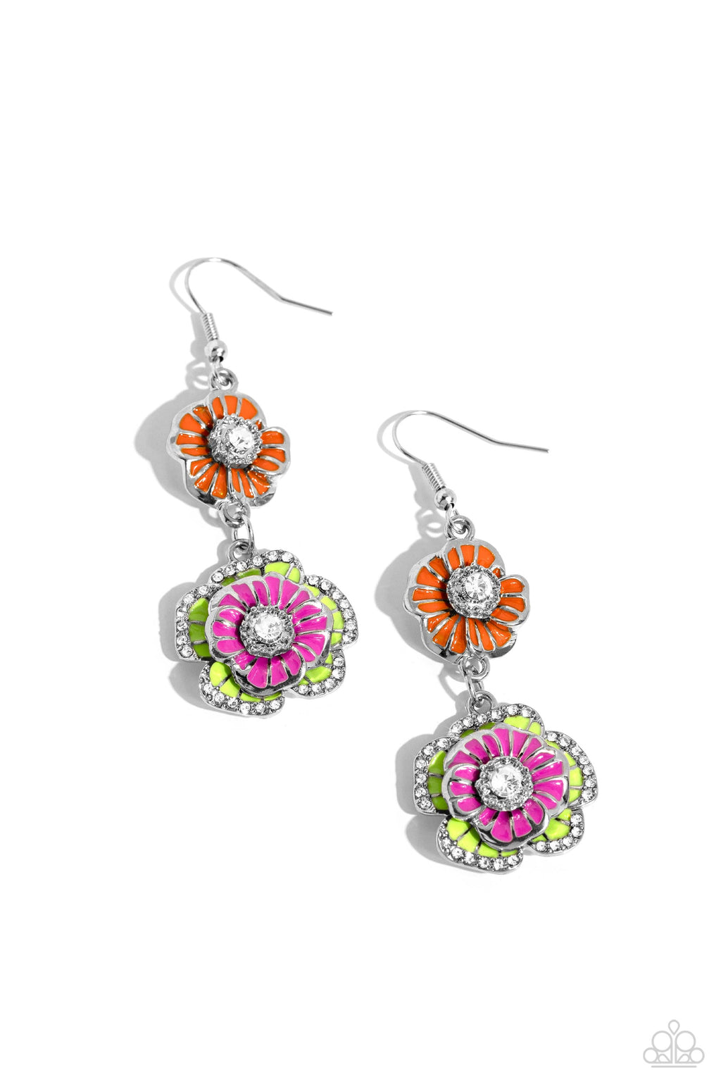 five-dollar-jewelry-intricate-impression-multi-earrings-paparazzi-accessories