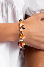 Knotted Kingdom - Orange Bracelet - Paparazzi Accessories