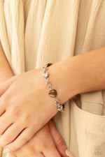 I Can Feel Your Heartbeat - Brown Bracelet - Paparazzi Accessories
