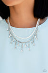 Lessons in Luxury - White Necklace - Paparazzi Accessories