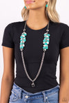 Shell Sensation - Green Lanyard - Paparazzi Accessories