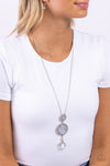 Castle Cadenza - White Lanyard - Paparazzi Accessories