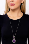 Castle Cadenza - Purple Necklace - Paparazzi Accessories