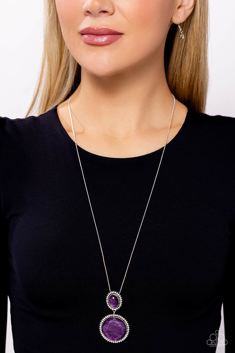Castle Cadenza - Purple Necklace - Paparazzi Accessories