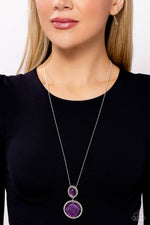 Castle Cadenza - Purple Necklace - Paparazzi Accessories