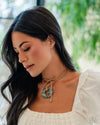 Tied Triumph - Brown Necklace - Paparazzi Accessories