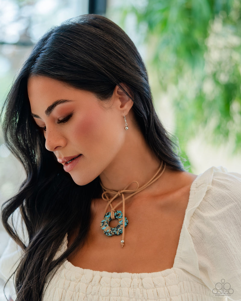 Tied Triumph - Brown Necklace - Paparazzi Accessories
