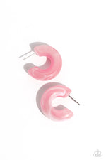 five-dollar-jewelry-acrylic-acclaim-pink-earrings-paparazzi-accessories