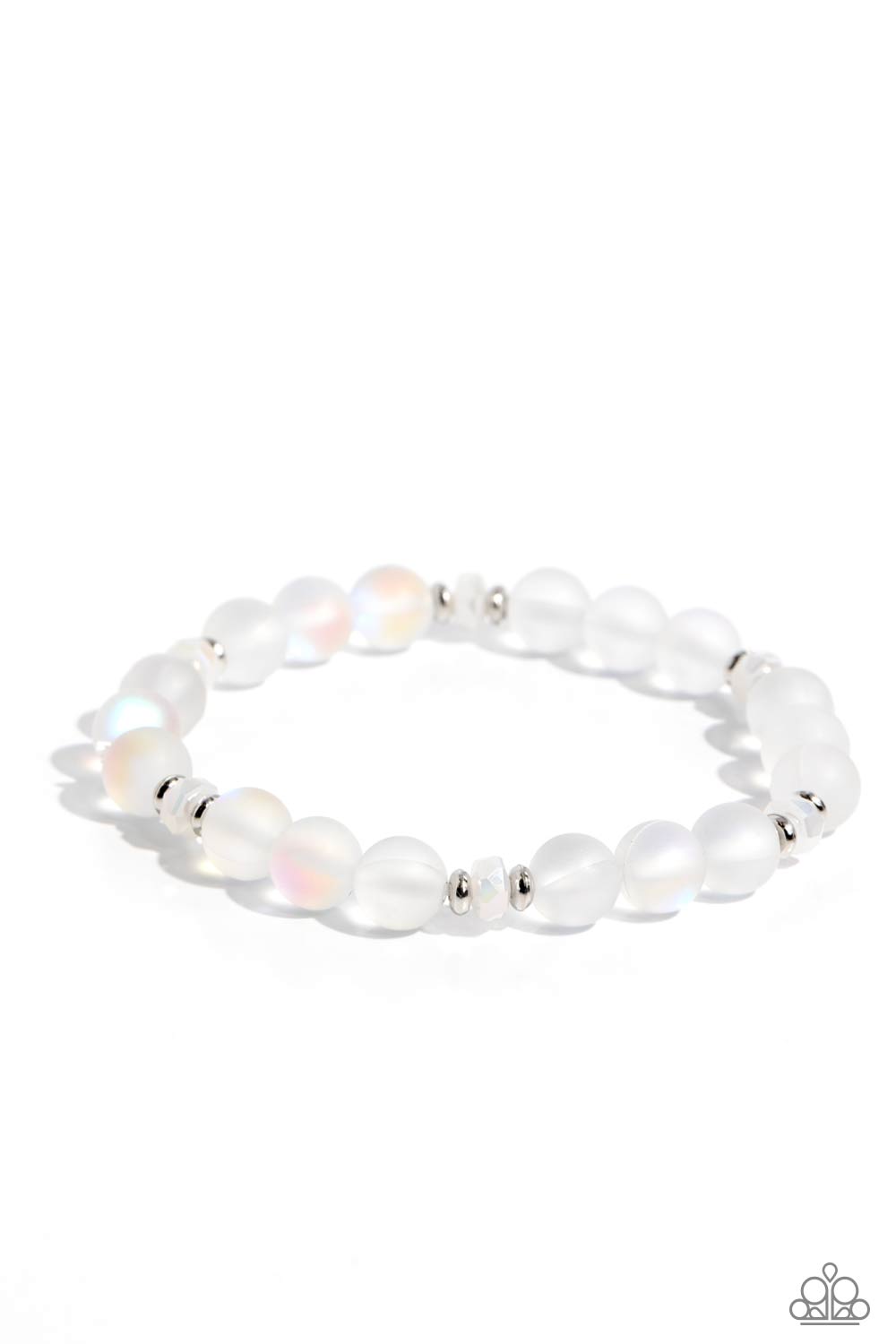 five-dollar-jewelry-mermaid-mirage-white-bracelet-paparazzi-accessories