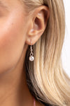 White Collar Whimsy - Pink Necklace - Paparazzi Accessories