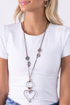KNOT Over Yet - Red Necklace - Paparazzi Accessories