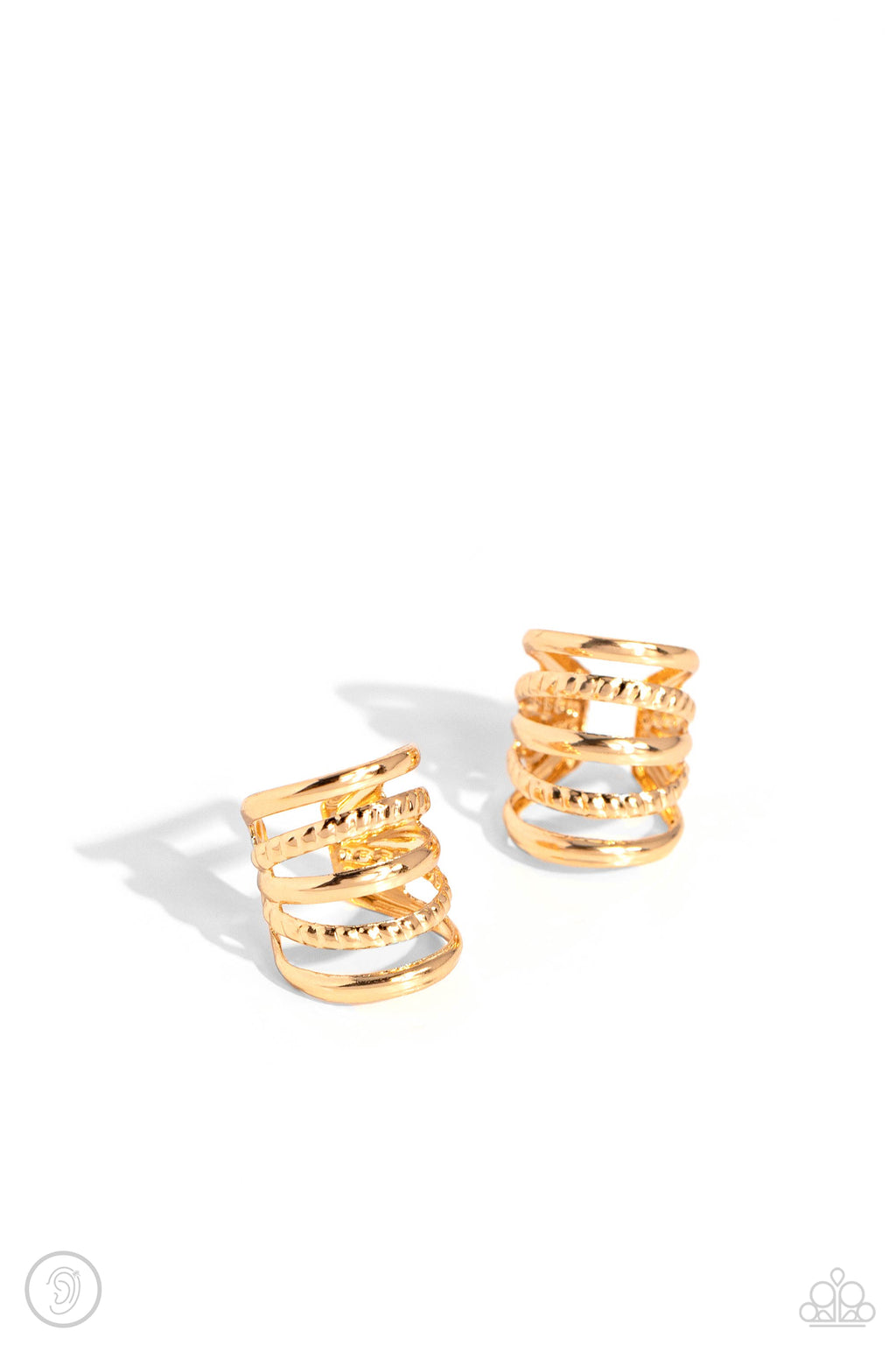 five-dollar-jewelry-flexible-fashion-gold-post earrings-paparazzi-accessories