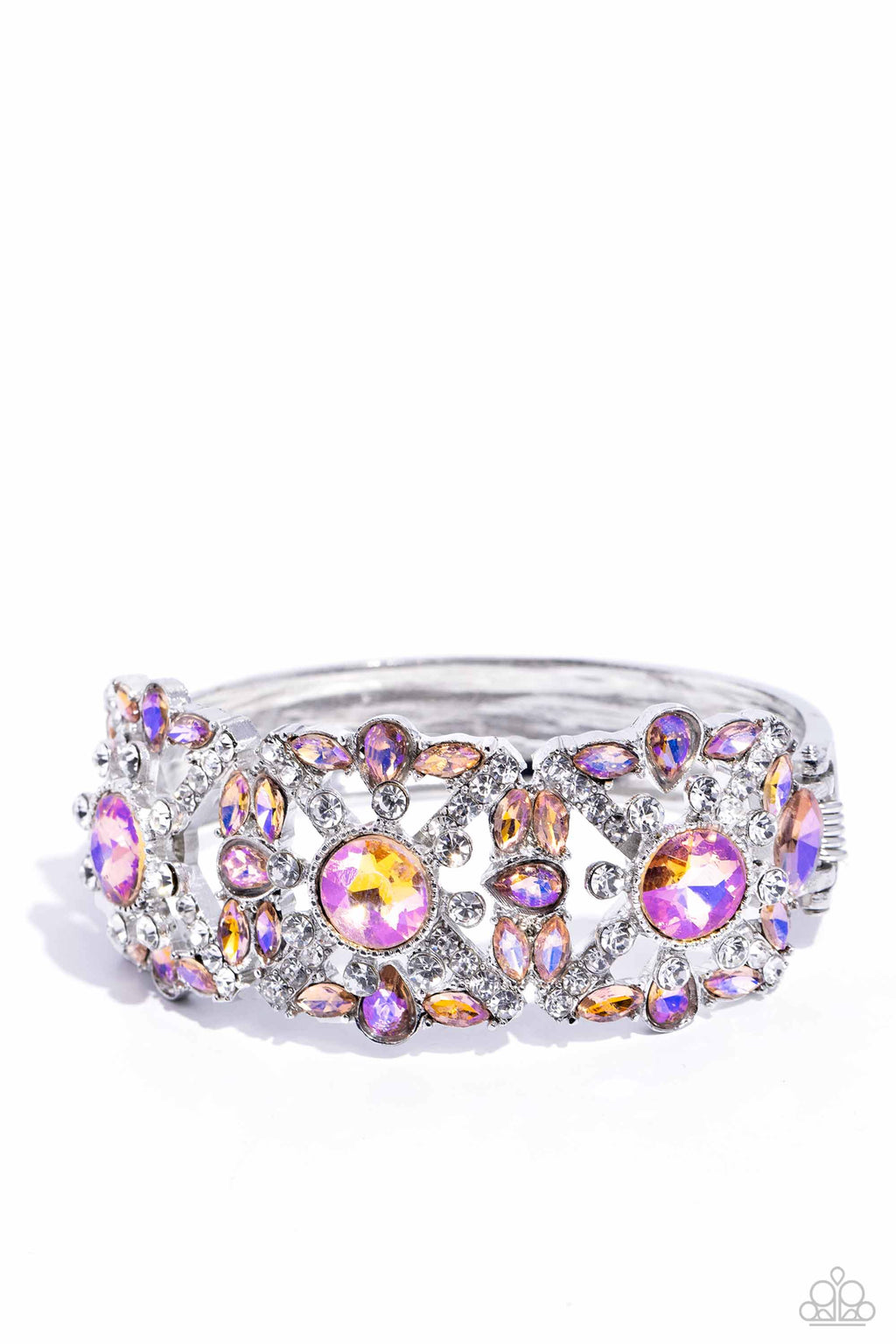 five-dollar-jewelry-shimmering-solo-orange-bracelet-paparazzi-accessories