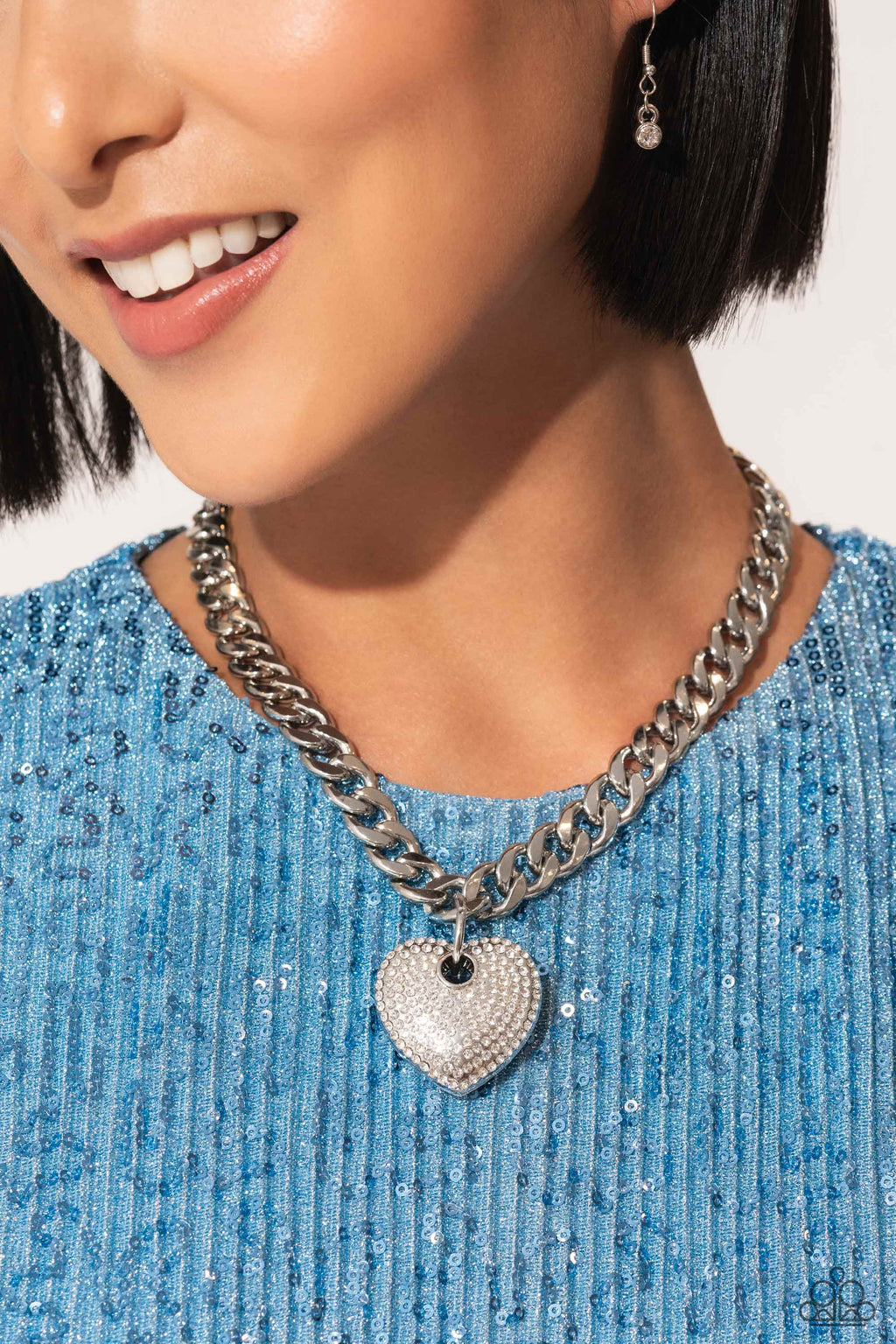 Ardent Affection - White Necklace - Paparazzi Accessories