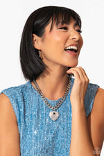 Ardent Affection - White Necklace - Paparazzi Accessories