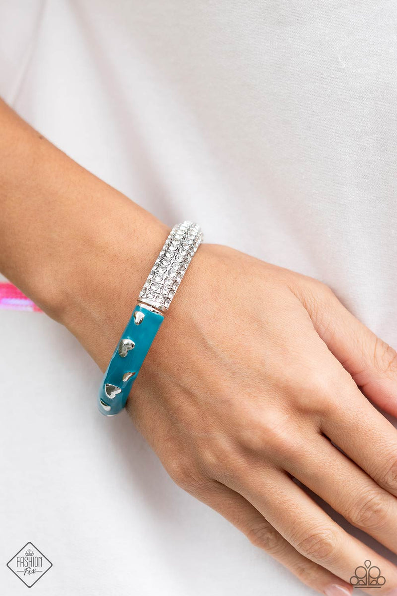Color Caliber - Blue Bracelet - Paparazzi Accessories