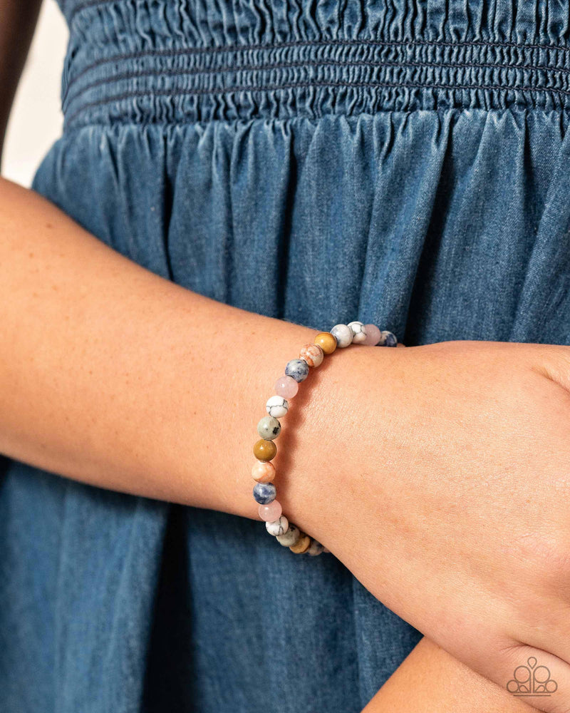 Sinuous Stones - Multi Bracelet - Paparazzi Accessories