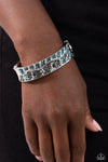 Wavy Whimsy - Blue Bracelet - Paparazzi Accessories