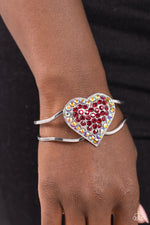 Flirtatious Finale - Red Bracelet - Paparazzi Accessories