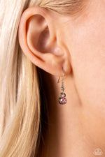 Diagonal Daydream - Pink Necklace - Paparazzi Accessories