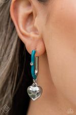 Cherishing Color - Blue Earrings - Paparazzi Accessories