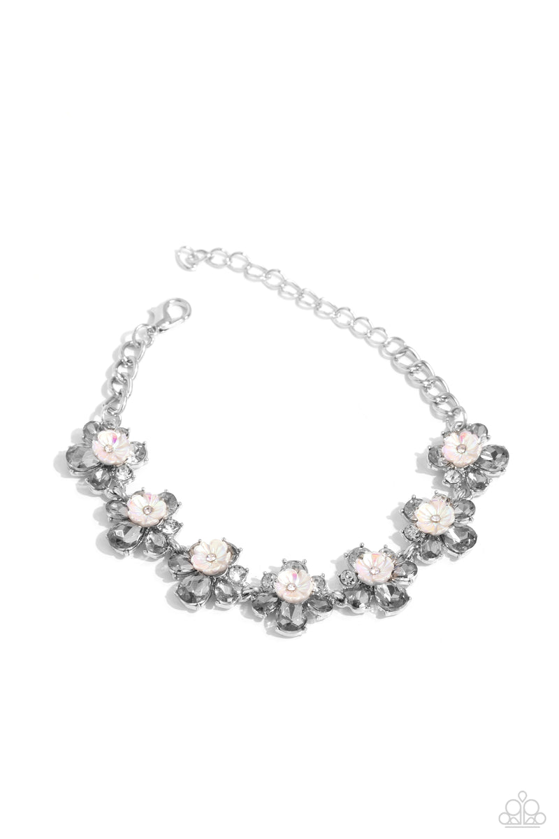 five-dollar-jewelry-floral-frenzy-silver-bracelet-paparazzi-accessories