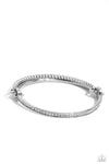 five-dollar-jewelry-thrilling-texture-white-bracelet-paparazzi-accessories