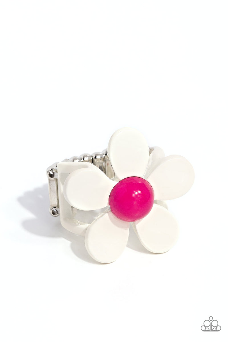 five-dollar-jewelry-groovy-genre-white-ring-paparazzi-accessories