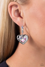 We Are Young - White Earrings - Paparazzi Accessories