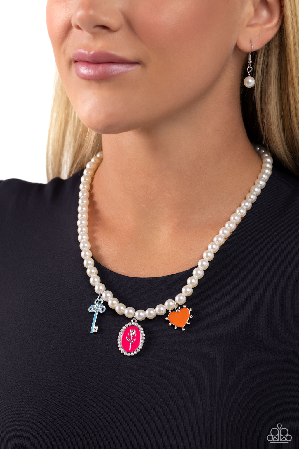 Charming Collision - Multi Necklace - Paparazzi Accessories
