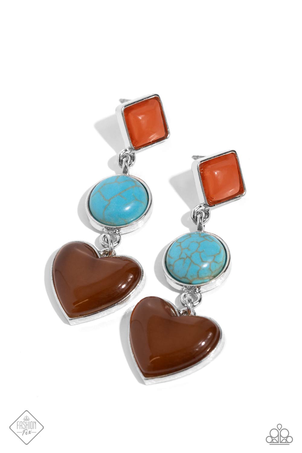 five-dollar-jewelry-desertscape-debut-brown-post earrings-paparazzi-accessories