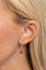 Ritzy Rhinestones - Red Necklace - Paparazzi Accessories