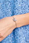 Adjustable Allure - White Bracelet - Paparazzi Accessories