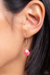 Cavern Class - Pink Necklace - Paparazzi Accessories