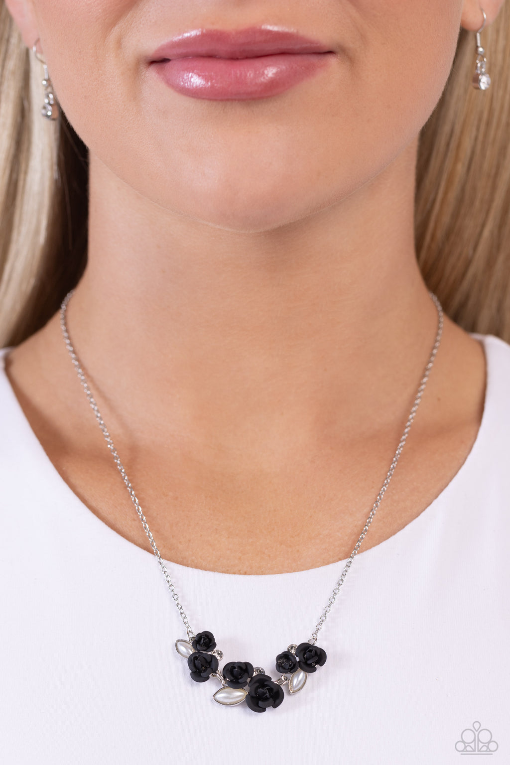 Al-ROSE Ready - Black Necklace - Paparazzi Accessories