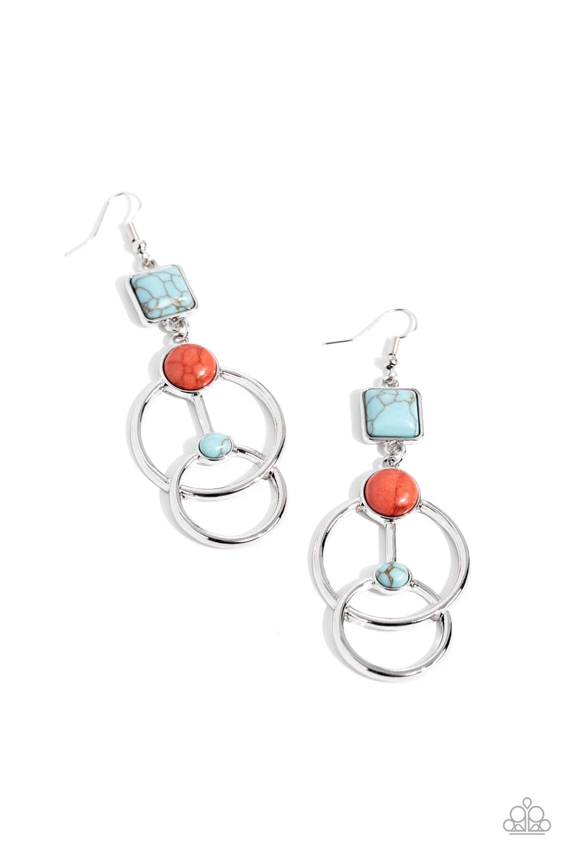 five-dollar-jewelry-interlocked-influence-blue-earrings-paparazzi-accessories