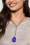 Benevolent Bling - Purple Necklace - Paparazzi Accessories