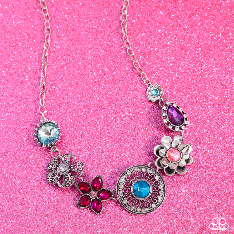 Giddy Garden - Multi Necklace - Paparazzi Accessories
