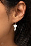 The Key to Everything - Silver Earrings - Paparazzi Accessories